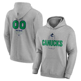 NHL Vancouver Canucks Personalized Name & Number Midfielder Pullover Hoodie