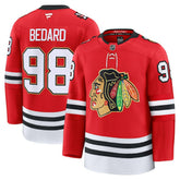 NHL Connor Bedard Chicago Blackhawks Fanatics Centennial Premium Player Jersey