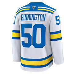 NHL Jordan Binnington St. Louis Blues Fanatics Away Premium Player Jersey