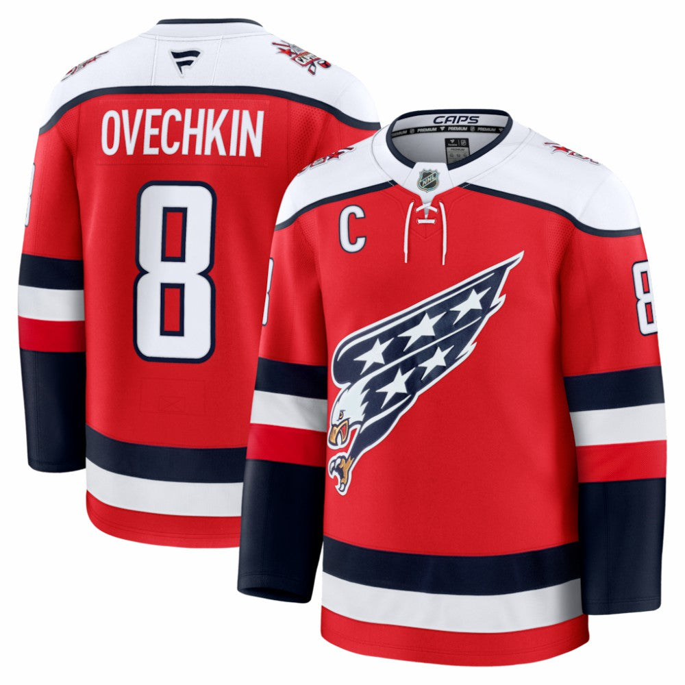 NHL Alexander Ovechkin Washington Capitals Fanatics Alternate Premium Player Jersey