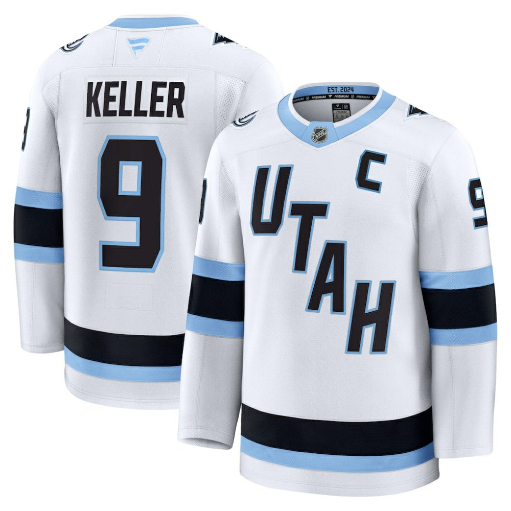 NHL Clayton Keller Utah Mammoth Fanatics Away Premium Player Jersey