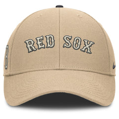 Khaki Boston Red Sox Nike Rise Adjustable Hat