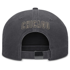 Anthracite Chicago Cubs Nike Monotone Pro Adjustable Hat