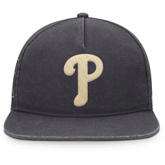 Anthracite Philadelphia Phillies Nike Monotone Pro Adjustable Hat