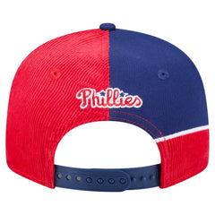 Red/Royal Philadelphia Phillies New Era Retro Split Corduroy Snapback Hat