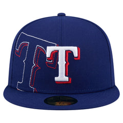 Royal Texas Rangers New Era Yarn Stitch 59FIFTY Fitted Hat