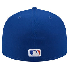 Royal New York Mets New Era Yarn Stitch 59FIFTY Fitted Hat