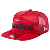 Red St. Louis Cardinals New Era Retro Satin Script Golfer Adjustable Hat