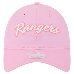 Pink Texas Rangers New Era Women's Mother's Day 9TWENTY Adjustable Hat