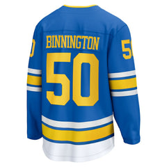 NHL Jordan Binnington St. Louis Blues Fanatics Home Breakaway Player Jersey