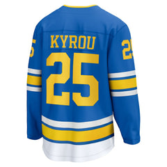 NHL Jordan Kyrou St. Louis Blues Fanatics Home Breakaway Player Jersey