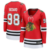 NHL Connor Bedard Chicago Blackhawks Fanatics Women's Centennial Breakaway Player Jersey