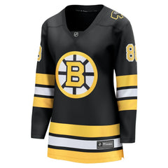 NHL David Pastrnak Boston Bruins Fanatics Women's Home Breakaway Player Jersey