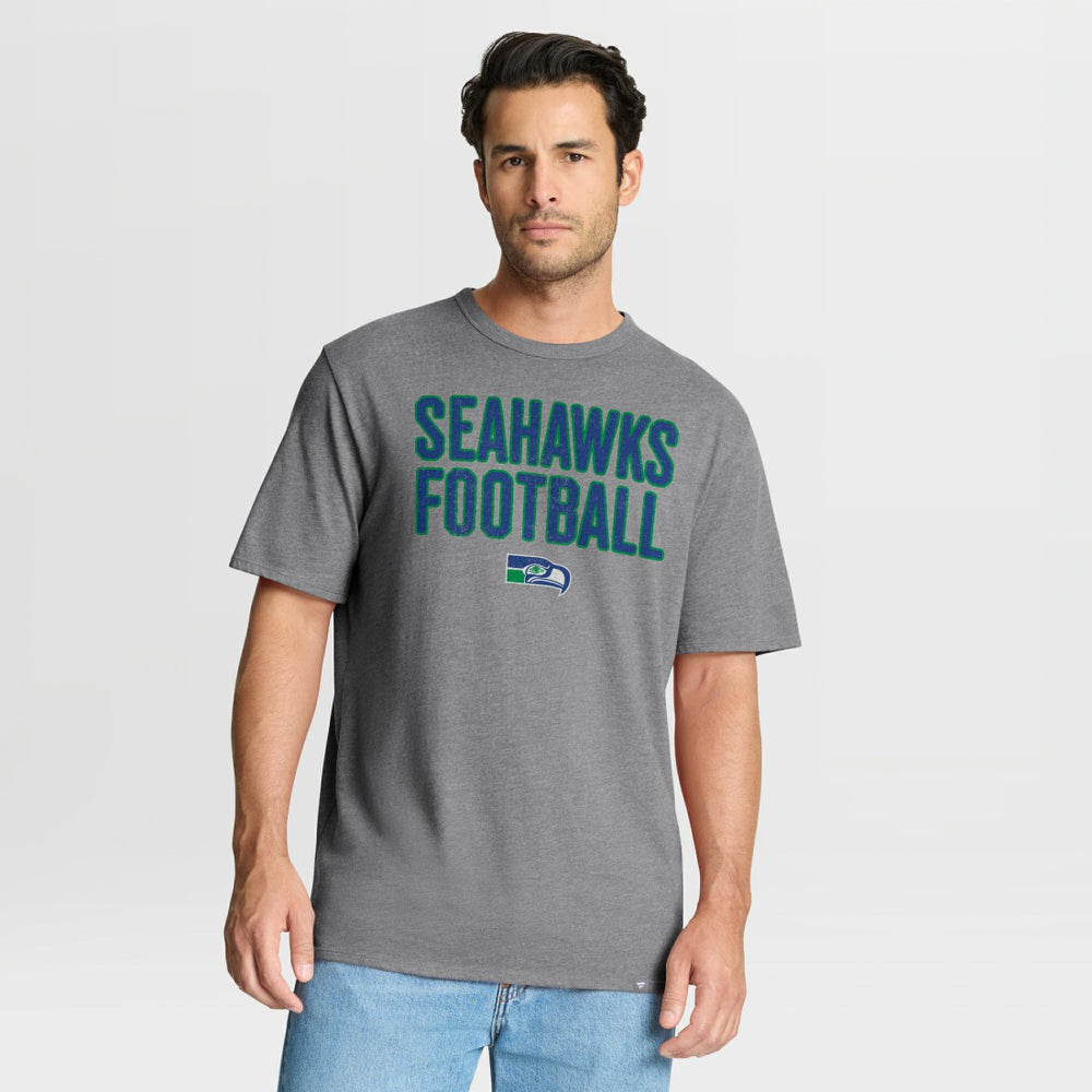 First Down Tribute Tri-Blend T-Shirt - Seattle Seahawks T-shirts