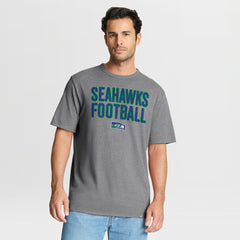 First Down Tribute Tri-Blend T-Shirt - Seattle Seahawks T-shirts