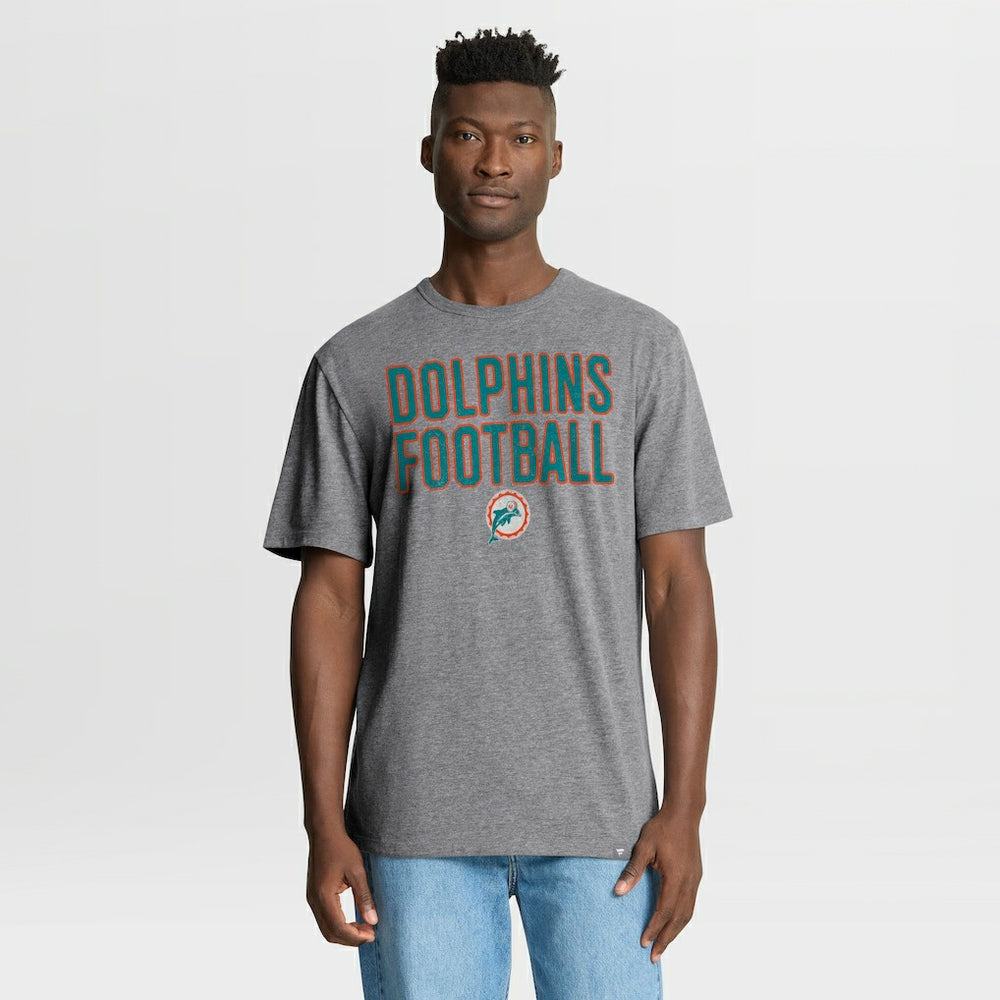First Down Tribute Tri-Blend T-Shirt - Miami Dolphins T-shirts