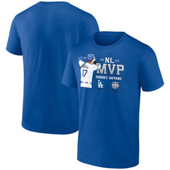Royal Shohei Ohtani Los Angeles Dodgers Fanatics MVP T-Shirt