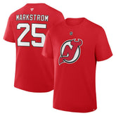 NHL Jacob Markstrom New Jersey Devils Fanatics Authentic Stack Name & Number T-Shirt