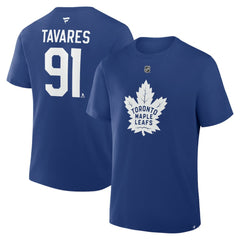 NHL John Tavares Toronto Maple Leafs Fanatics Authentic Stack Name & Number T-Shirt