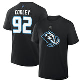 NHL Logan Cooley Utah Mammoth Fanatics Authentic Stack Name & Number T-Shirt