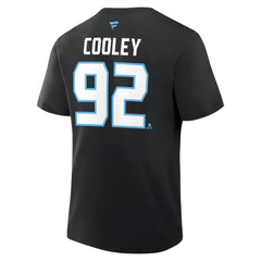 NHL Logan Cooley Utah Mammoth Fanatics Authentic Stack Name & Number T-Shirt