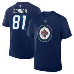 NHL Kyle Connor Winnipeg Jets Fanatics Authentic Stack Name & Number T-Shirt