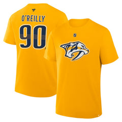 NHL Ryan O'Reilly Nashville Predators Fanatics Authentic Stack Name & Number T-Shirt