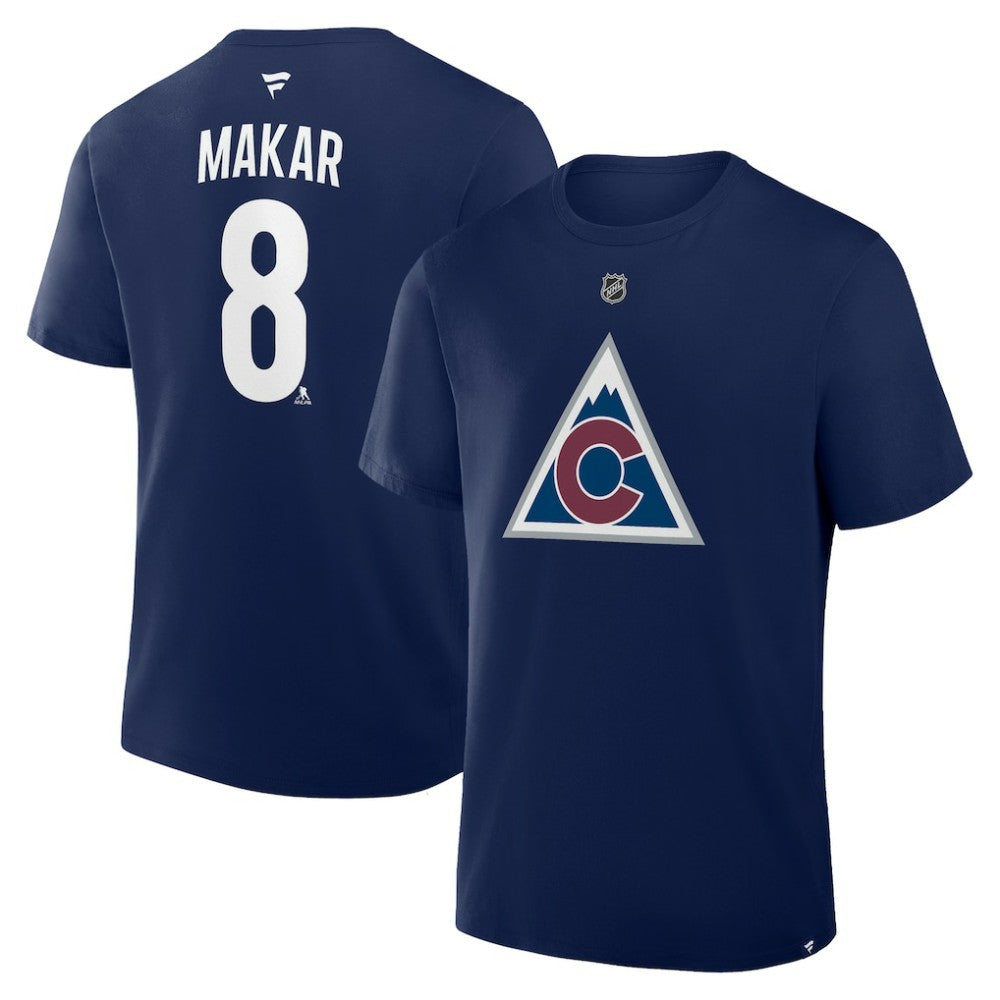 NHL Cale Makar Colorado Avalanche Fanatics Authentic Stack Name & Number T-Shirt