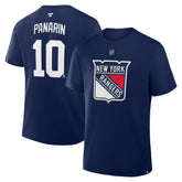 NHL Artemi Panarin New York Rangers Fanatics Authentic Stack Name & Number T-Shirt