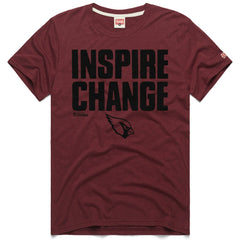 Homage Unisex 2024 Inspire Change Tri-Blend T-Shirt - Arizona Cardinals T-shirts