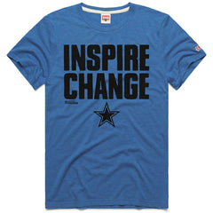 Homage Unisex 2024 Inspire Change Tri-Blend T-Shirt - Dallas Cowboys T-shirts