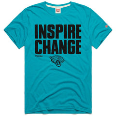 Homage Unisex 2024 Inspire Change Tri-Blend T-Shirt - Jacksonville Jaguars T-shirts