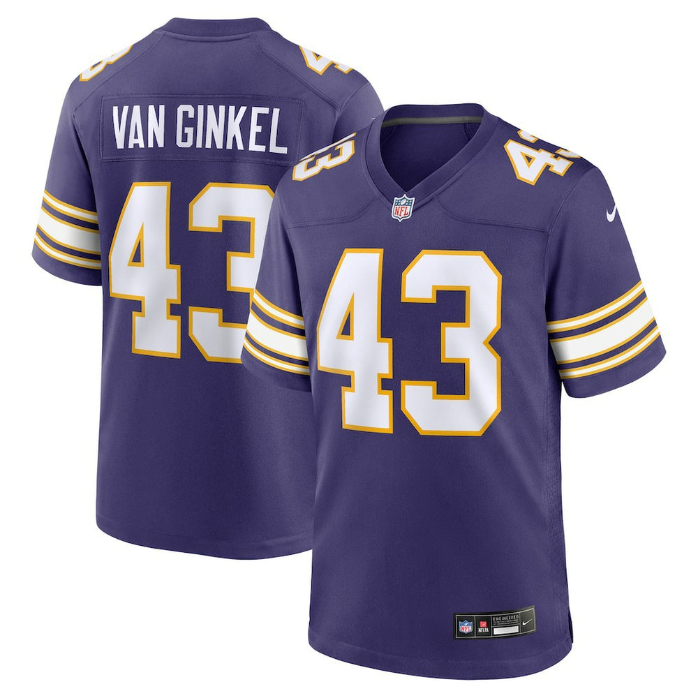 Andrew Van Ginkel Alternate Game Jersey - Minnesota Vikings Jerseys