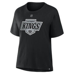 NHL Drew Doughty Los Angeles Kings Fanatics Women's Authentic Stack Name & Number T-Shirt