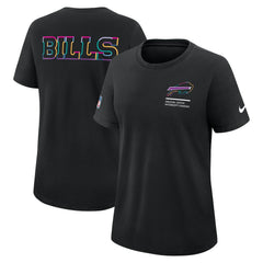 Women's 2025 NFL Crucial Catch Tri-Blend Dri-FIT T-Shirt - Buffalo Bills T-shirts
