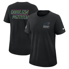 Women's 2025 NFL Crucial Catch Tri-Blend Dri-FIT T-Shirt - Carolina Panthers T-shirts