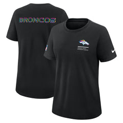 Women's 2025 NFL Crucial Catch Tri-Blend Dri-FIT T-Shirt - Denver Broncos T-shirts
