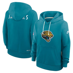 Women's Throwback Sideline Standard Issue Dri-FIT Hoodie - Jacksonville Jaguars Hoodies