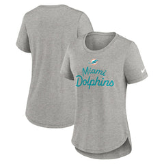 Women's Script Tri-Blend T-Shirt - Miami Dolphins T-shirts