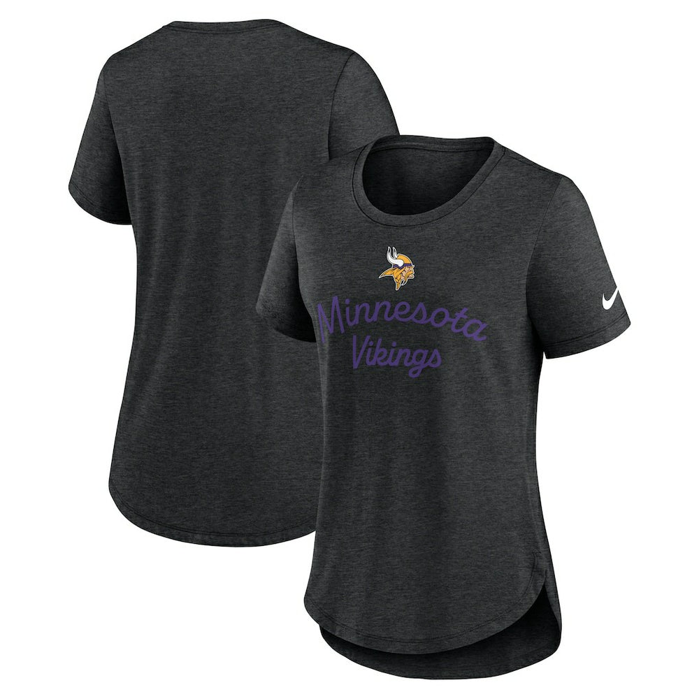 Women's Script Tri-Blend T-Shirt - Minnesota Vikings T-shirts