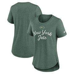 Women's Script Tri-Blend T-Shirt - New York Jets T-shirts