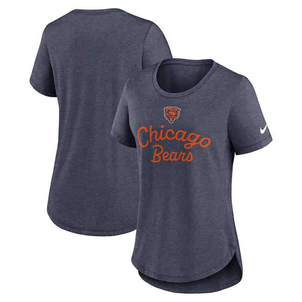 Women's Script Tri-Blend T-Shirt - Chicago Bears T-shirts