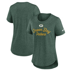 Women's Script Tri-Blend T-Shirt - Green Bay Packers T-shirts