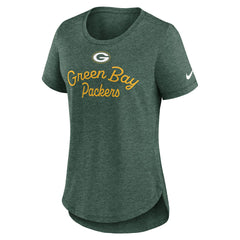 Women's Script Tri-Blend T-Shirt - Green Bay Packers T-shirts