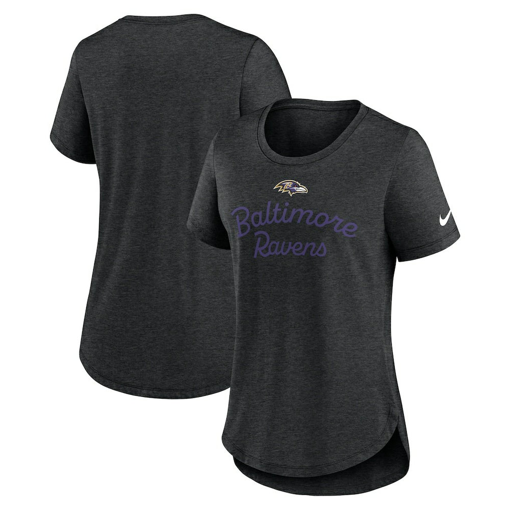 Women's Script Tri-Blend T-Shirt - Baltimore Ravens T-shirts