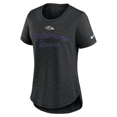 Women's Script Tri-Blend T-Shirt - Baltimore Ravens T-shirts