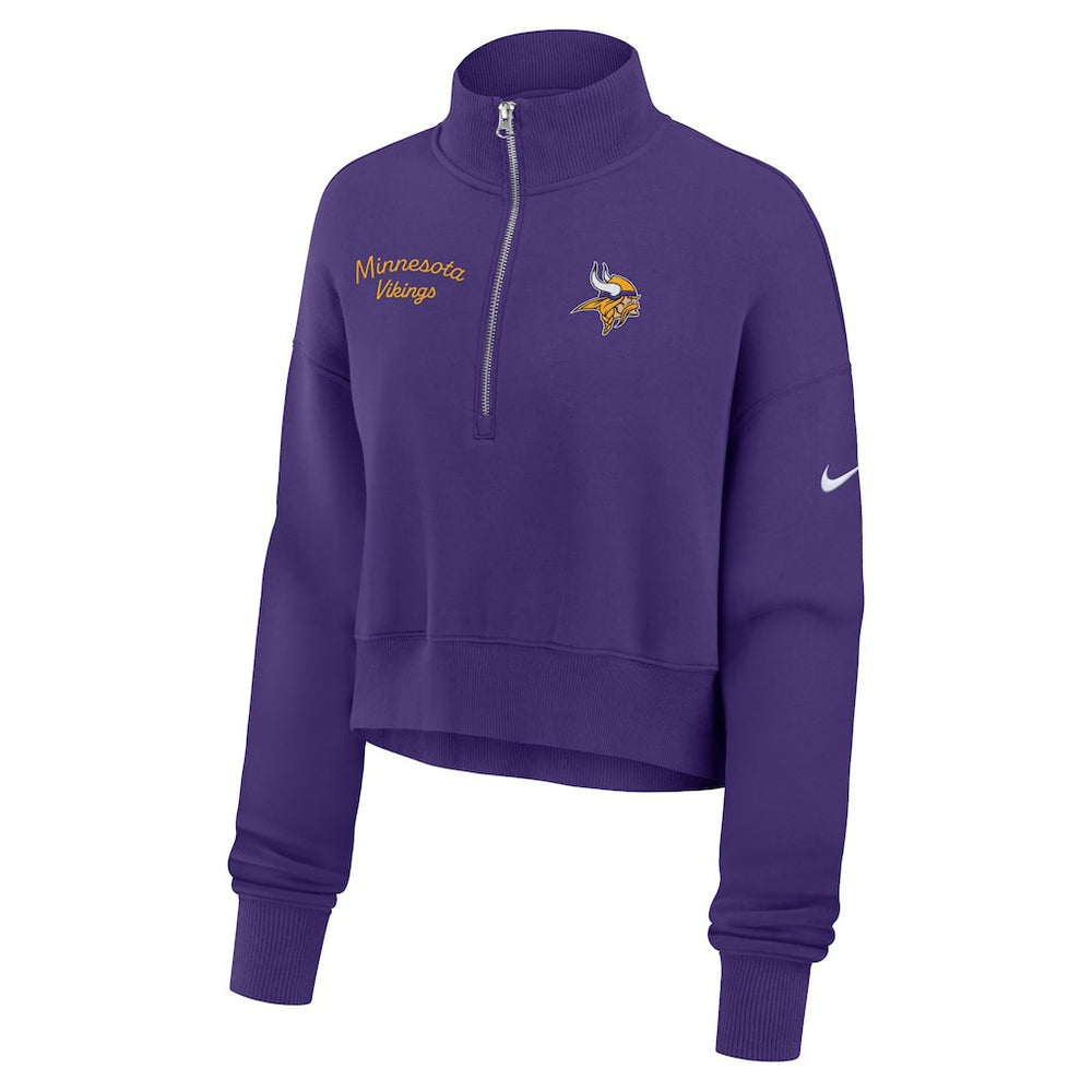 Women's Primetime Phoenix Half-Zip Sweatshirt - Minnesota Vikings Sweatshirts