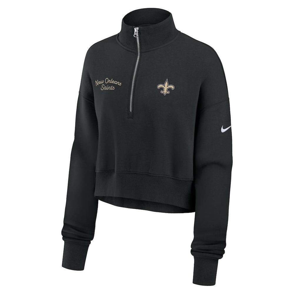 Women's Primetime Phoenix Half-Zip Sweatshirt - New Orleans Saints Sweatshirts