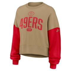 Women's Oversized Rewind Pullover Sweatshirt - San Francisco 49ers Pullover