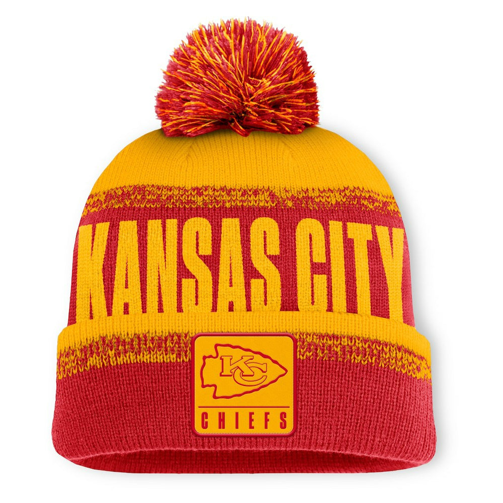 Play Action Cuffed Knit Hat with Pom - Kansas City Chiefs Hats